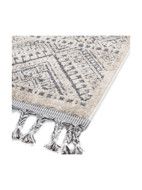 Royal Carpet Fashion Rug Rectangular Cotton with Fringes 470 Cream Beige