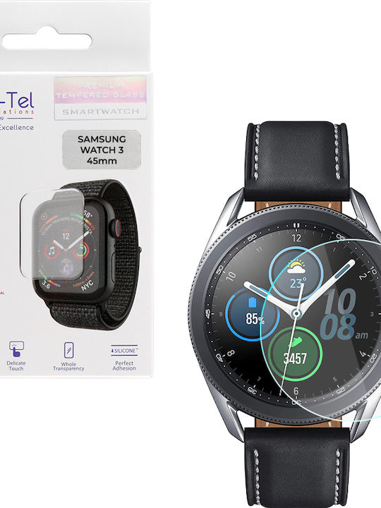 Volte-Tel 2.5D Full Glue Tempered Glass for the Galaxy Watch 3 45mm 8281082