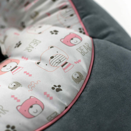 Bebe Stars Ηλεκτρικό Relax Μωρού Κούνια Flora με Μουσική Pink για Παιδί έως 9kg
