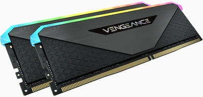 Corsair Vengeance RGB RT 16GB DDR4 RAM με 2 Modules (2x8GB) και Ταχύτητα 3200 για Desktop