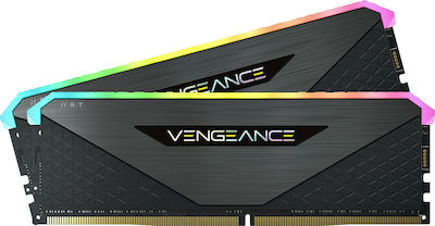 Corsair Vengeance RGB RT 32GB DDR4 RAM με 2 Modules (2x16GB) και Ταχύτητα 4600 για Desktop