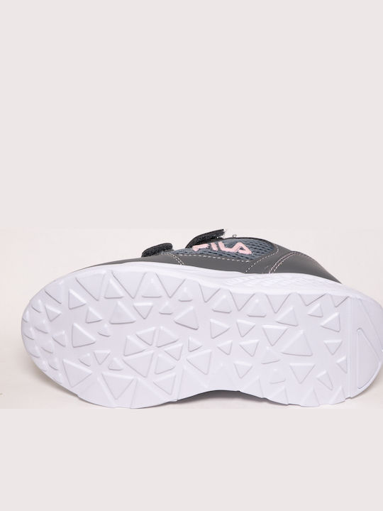 Comfort Happy Kids Sneakers with Scratch Gray