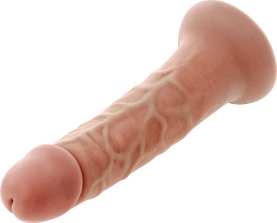 Fetish Submissive Cyber Strap Harness With Dildo Remote Control Watchme Technology M Арсенал с Единично Дилдо в Телесен цвят