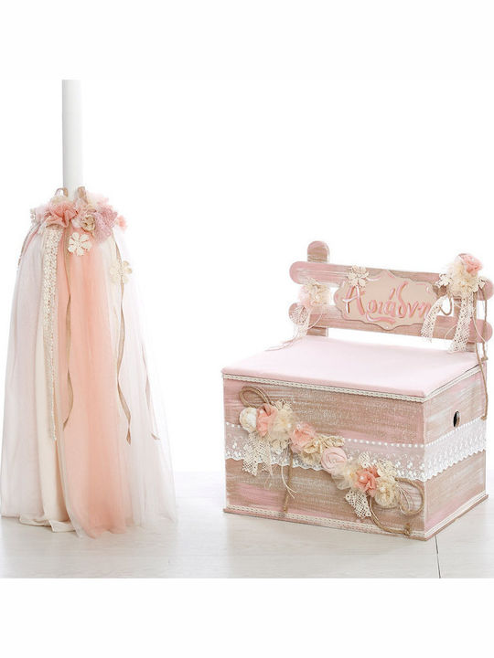 Bellissimo Flowers Baptism Set with Flowers Subject