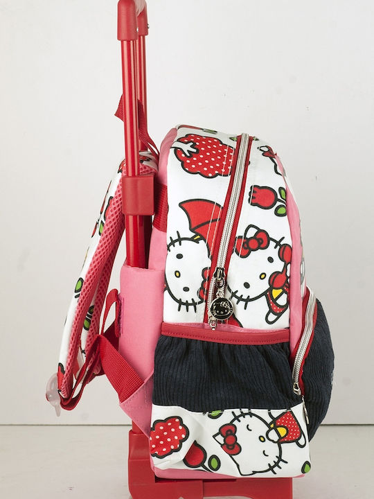 Gim Hello Kitty Tulip Schulranzen Trolley Kindergarten Rosa mit Flaschenhalter 12Liter