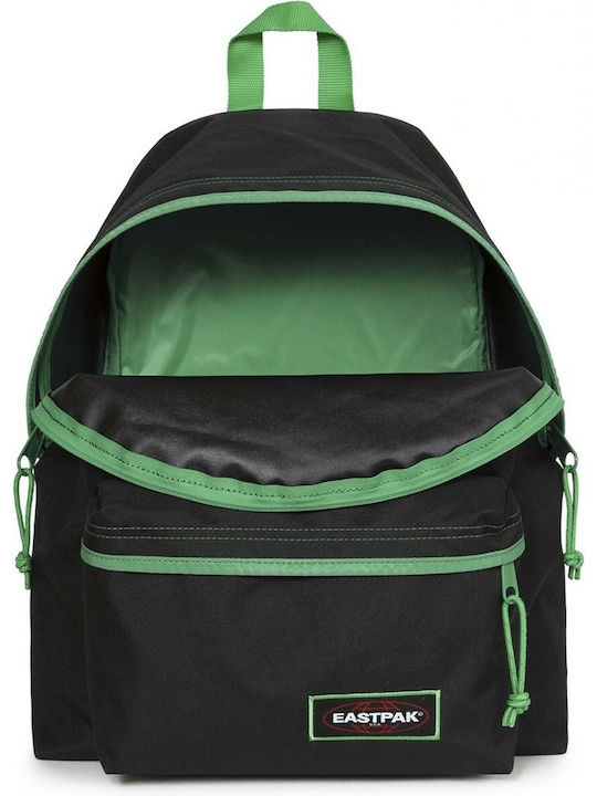 Eastpak Padded Pak'R Kontrast Glover School Bag Backpack Junior High-High School in Black color 24lt