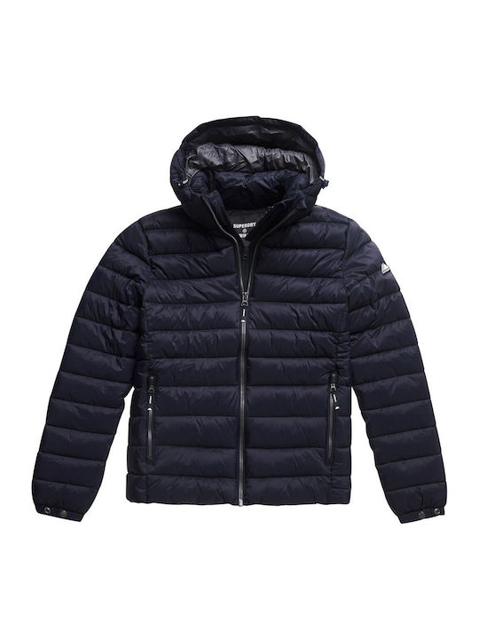 Classic Fuji Winter Jacket Puffer Navy Blue