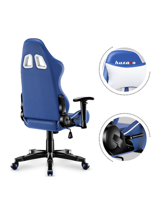 Huzaro Ranger 6.0 Child Artificial Leather Gaming Chair with Adjustable Arms Blue