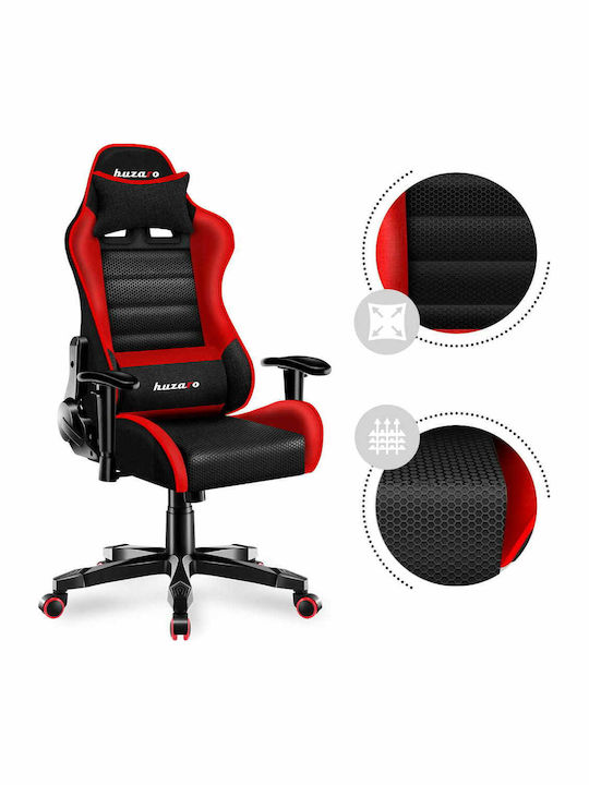 Huzaro Ranger 6.0 Child Artificial Leather Gaming Chair with Adjustable Arms Black/Red
