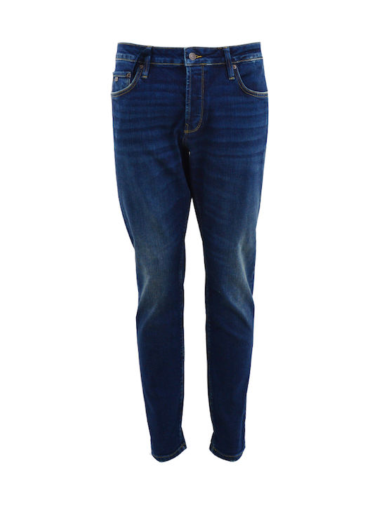 Hardy Men's Jeans Pants with Regular Straight Fit Blue