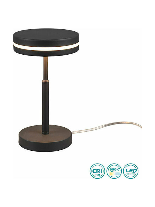 Trio Lighting Franklin Metal Table Lamp LED with Black Base