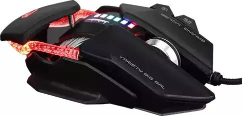 Meetion GM80 RGB Gaming Ποντίκι 4000 DPI Μαύρο