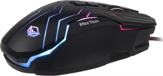Meetion Dazzling GM22 RGB Gaming Ποντίκι 4800 DPI Μαύρο