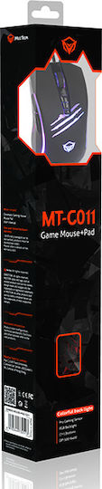 Meetion C011 Combo RGB Gaming Ποντίκι 6400 DPI Μαύρο