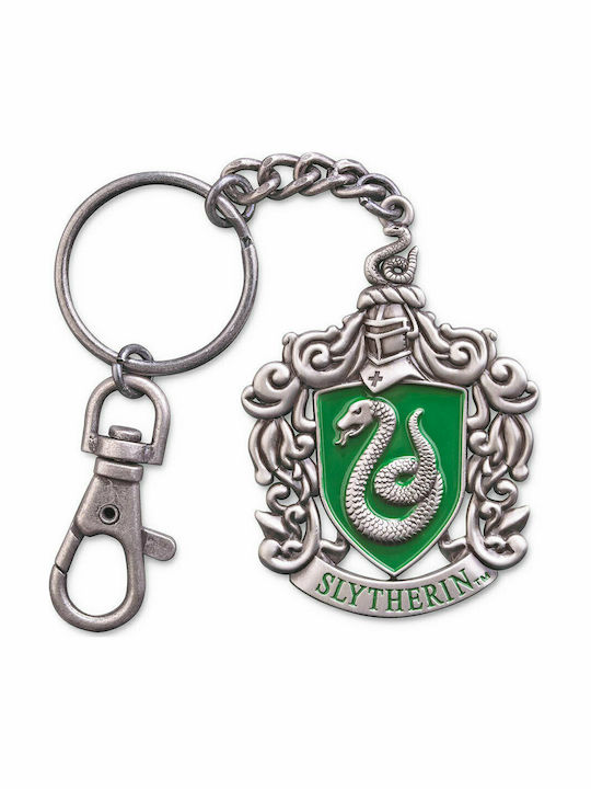 The Noble Collection Χειροποίητο Μπρελόκ Πορτοφόλι Slytherin Μεταλλικό Πράσινο