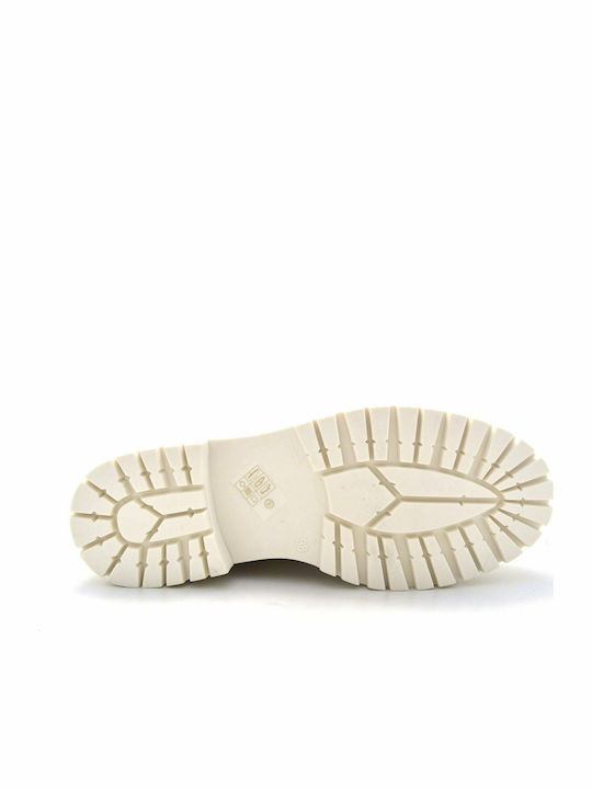 Leather Women's Ankle Boots White
