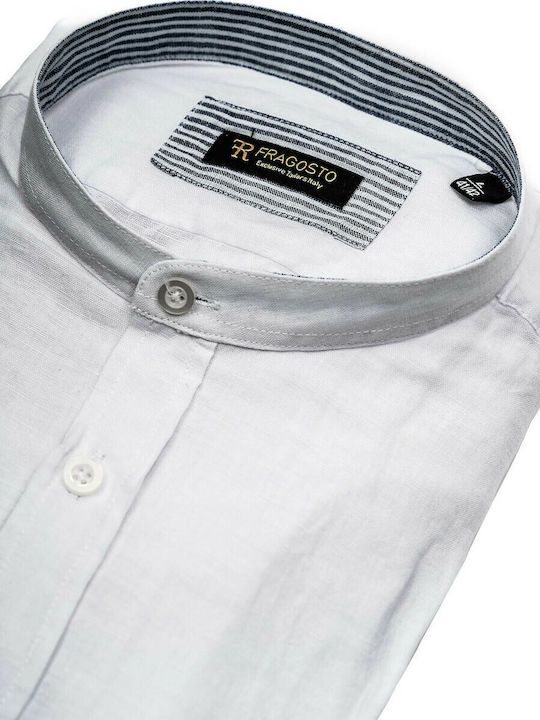 Fragosto Linen Shirt by the serie Exclusive - SS21SSM01 100 White