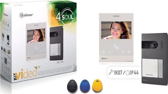 Golmar S5110/Art 4 Lite Set Video Interfon 4.3'' Alb