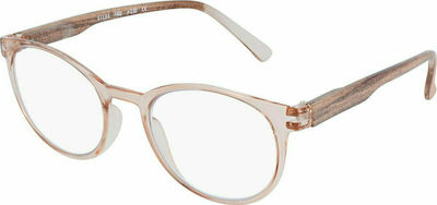 Silac 7402 Women's Reading Glasses +2.50 Pink Crystal 7402