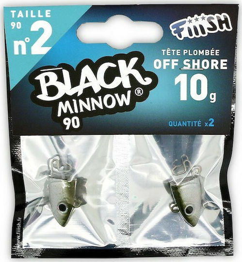 Fiiish Black Minnow Jighead Fishing Hook BM009