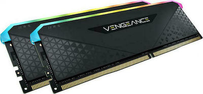 Corsair Vengeance RGB RS 16GB DDR4 RAM με 2 Modules (2x8GB) και Ταχύτητα 3200 για Desktop