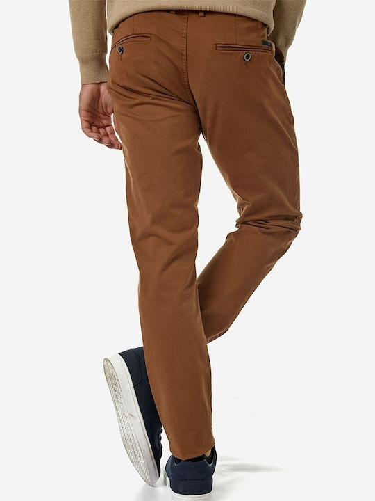 Παντελόνι Chino Ελαστικό σε Slim Εφαρμογή Camel