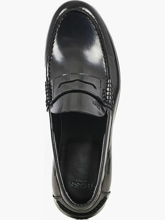 Δερμάτινα Ανδρικά Loafers σε Μαύρο Χρώμα