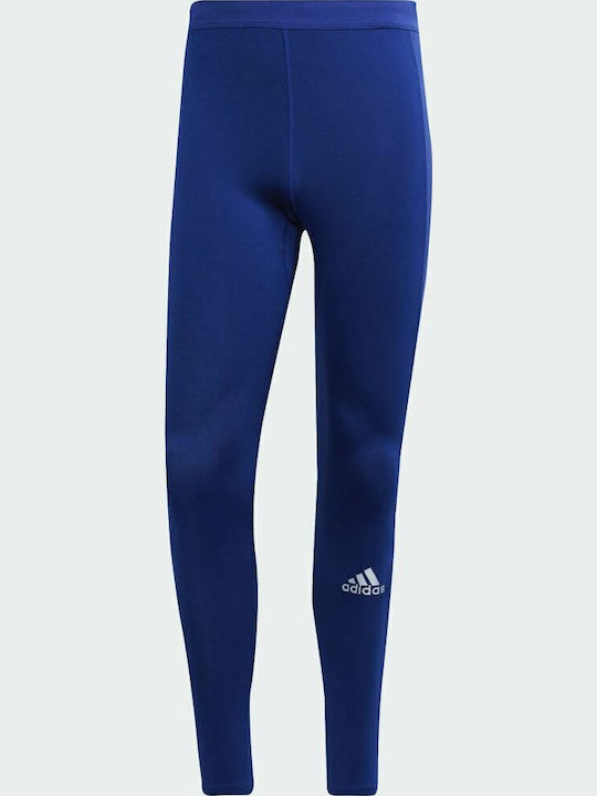 adidas Saturday Warm Running Ανδρικό Αθλητικό Κολάν Μακρύ Μπλε