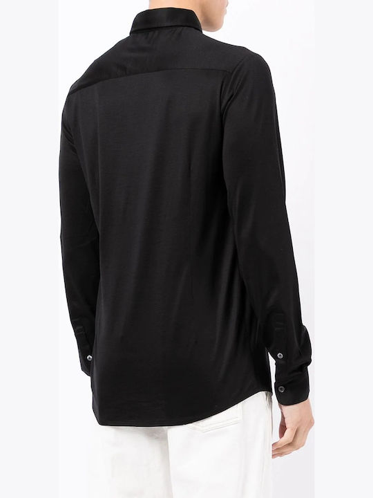 Emporio Armani Men's Shirt Long Sleeve Black