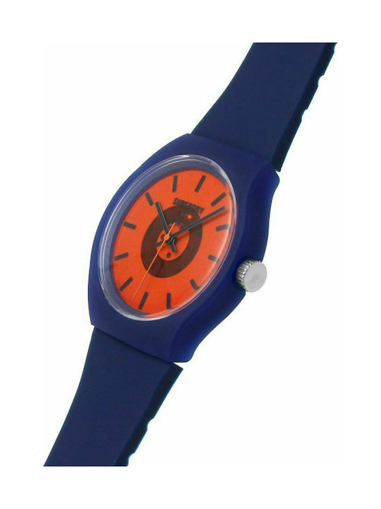 Superdry Ρολόι Μπαταρίας με Καουτσούκ Λουράκι σε Μπλε χρώμα