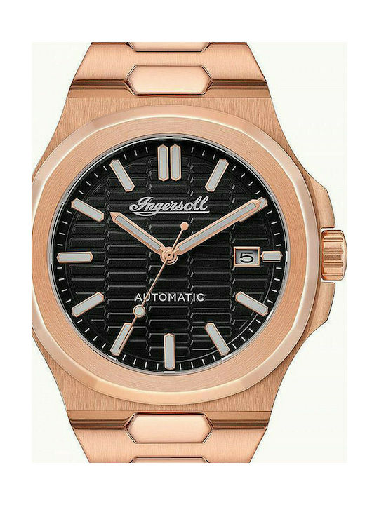 Ingersoll Catalina Watch Automatic with Pink Gold Metal Bracelet