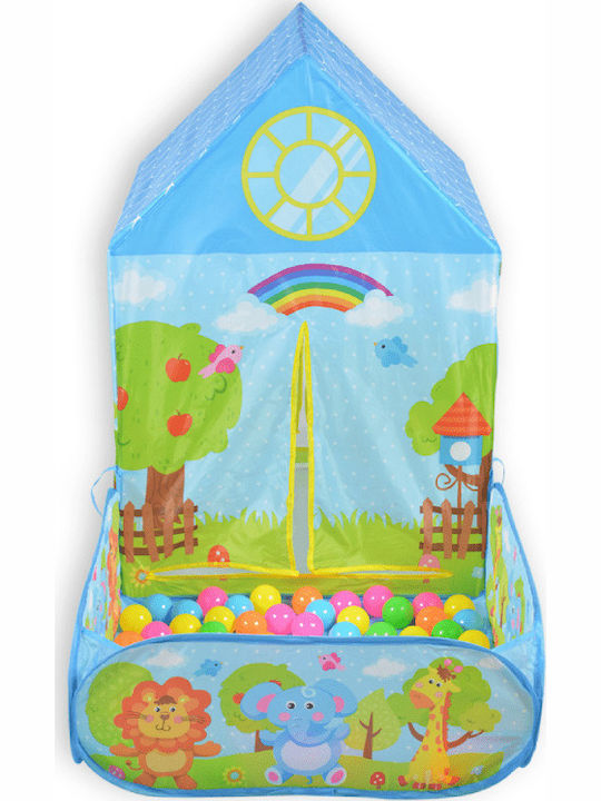 Moni Kids House Play Tent Zoo for 3+ years Multicolour