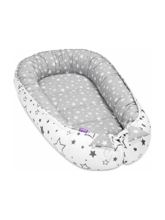 Jukki Stars Baby Nest Gray