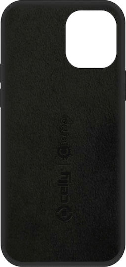 Celly Cromo Back Cover Silicone Black (iPhone 12 mini)