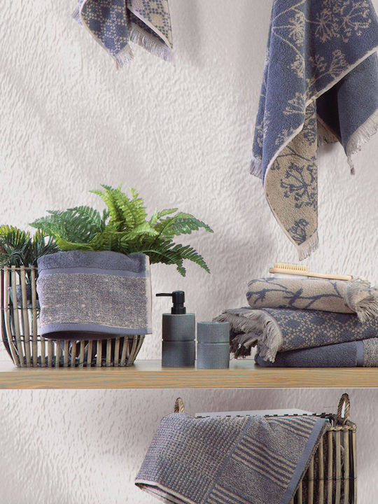 Nef-Nef Homeware Prosop de corp Caden 70x140cm. Antracit Greutate 600gr/m²