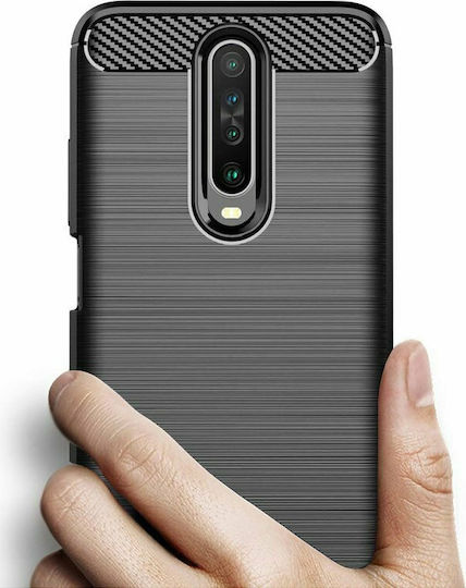 Hurtel Umschlag Rückseite Silikon Schwarz (Xiaomi Mi 10T / Mi 10T Pro)