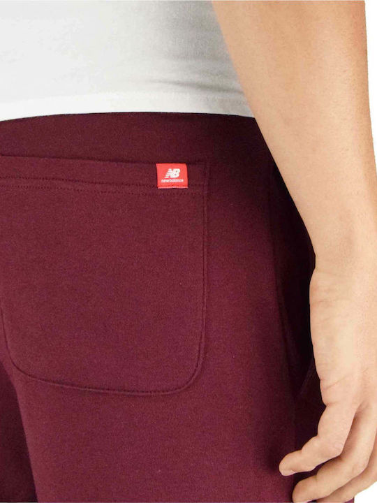 Pantaloni de trening cu Elastic Burgundia