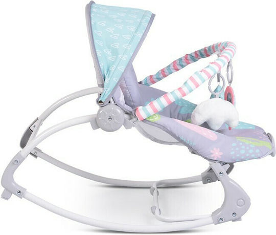 Cangaroo Ηλεκτρικό Relax Μωρού Llama με Μουσική και Δόνηση Γκρι για Παιδί έως 9kg