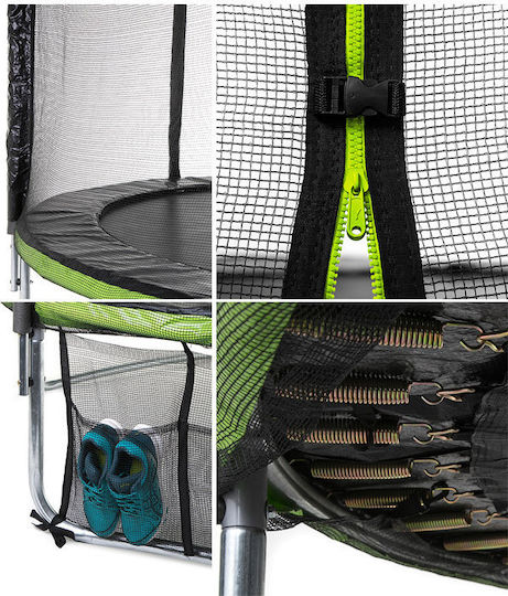 Zipro Jump Pro Outdoor Trampoline Diameter 374cm With Protective Net And Ladder