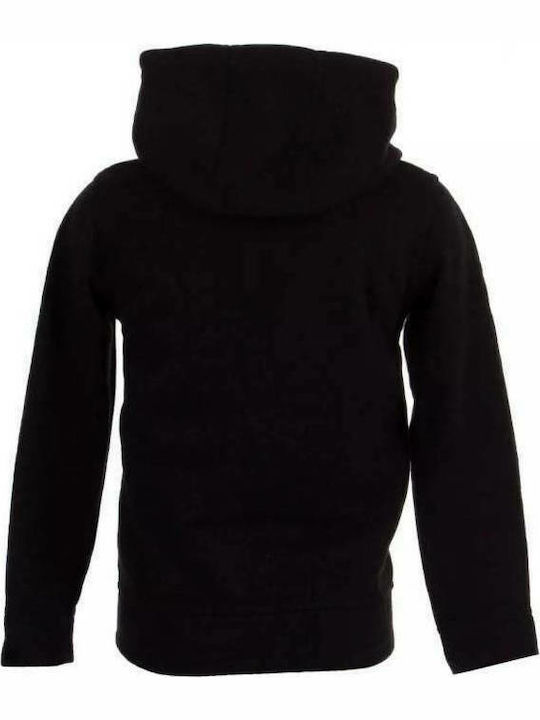 Nike Boys Athleisure Hooded Sweatshirt with Zipper Black