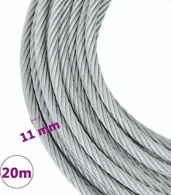 vidaXL Wire Rope Stainless Steel 146675