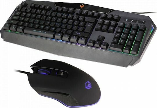 Meetion C510 Σετ Gaming Πληκτρολόγιο με RGB φωτισμό & Ποντίκι (Αγγλικό US)