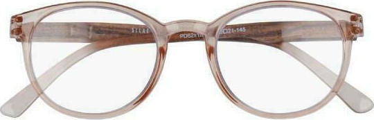 Silac 7402 Women's Reading Glasses +1.25 Pink Crystal