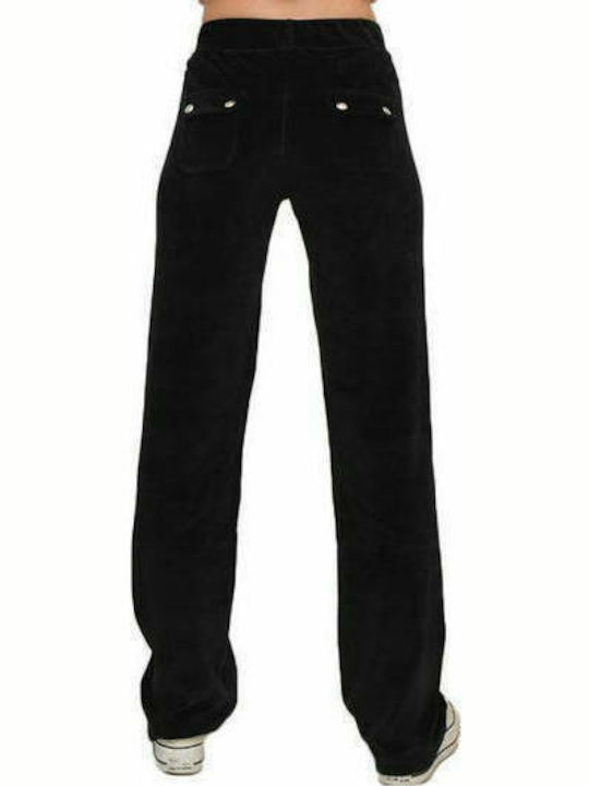 Paco & Co Women's Sweatpants Black Velvet