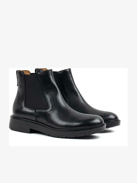 D Spherica Leather Women's Chelsea Boots Black