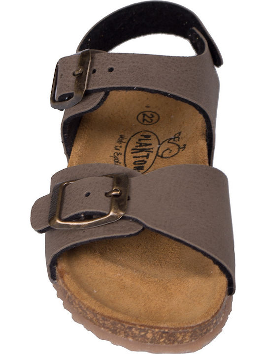 Plakton Kids' Sandals Pixel Brown