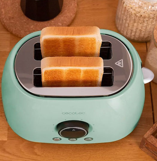 Cecotec ClassicToast 8000 Double Φρυγανιέρα 2 Θέσεων 800W Μπλε