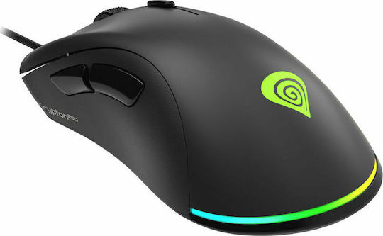 Genesis Krypton 200 RGB Gaming Ποντίκι 6400 DPI Μαύρο