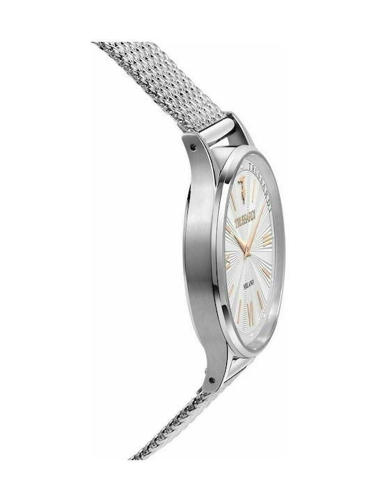Trussardi T-Star Watch with Silver Metal Bracelet