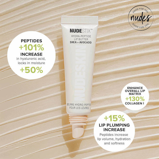 Nudestix Hydra-Peptide Butter Lip Unt Shea + Avocado 10ml